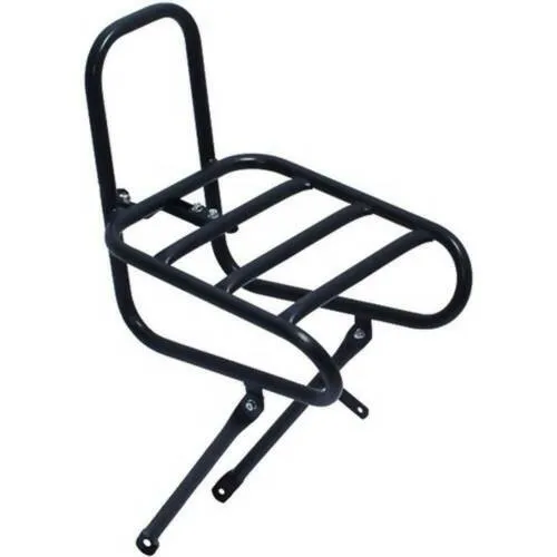 STECO V.R.-Gepäckträger "Smooth" mattschwarz für 26"/28" Fahrräder - Robuster Gepäckträger aus mattschwarzem Stahl für 26" und 28" Fahrräder. Ideal für den täglichen Einsatz und bietet sicheren Halt für Ihr Gepäck.
