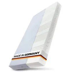 Zonen Visco-Verbundmatratze Visco Gold 100x190 H3 – Premium Schlafkomfort - Erleben Sie himmlischen Schlaf mit der Visco Gold Matratze. Die 7-Zonen-Schnittgeometrie sorgt für optimale Druckentlastung und Anpassung an Ihren Körper. Für langlebigen Komfort und ein gutes Bettklima.