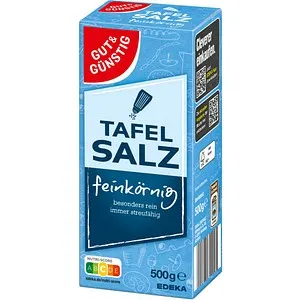 GUT&GÜNSTIG TAFELSALZ Salz, 500,0 g