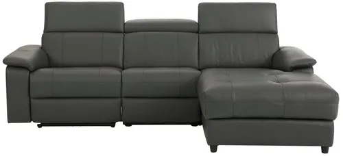 Home affaire Ecksofa Binado, L-Form mit Relaxfunktion - Gemütliches Ecksofa im Landhausstil mit verstellbaren Kopfstützen. Ideal zur individuellen Raumgestaltung und wahlweise mit manueller oder elektrischer Relaxfunktion für zusätzlichen Komfort.