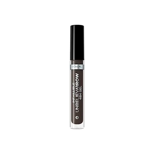 L'Oreal Paris Unbelieva Brow Augenbrauen-Gel, 109 Ebony, 3.4 ml