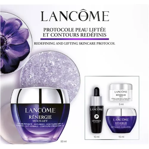 LANCÔME Rénergie Multi-Lift 50 ml Gesichtspflegeset - Entdecke das Lancôme Rénergie Multi-Lift Set für eine intensive Pflege. Die innovative Formel sorgt für mehr Straffheit und ein strahlendes Hautbild. Ideal für tägliche Anwendung und für alle Hauttypen geeignet.