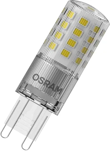 Osram Dimmbare LED Pin Lampe mit G9 Sockel, Warmweiss (2700K), 4.4W, Ersatz für herkömmliche 40W-Lampe