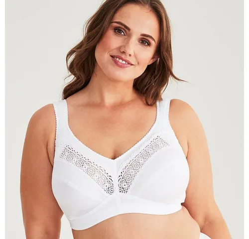 Swegmark of Sweden Bügelloser BH Cotton Star - 16520, Weiß