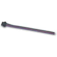 world-trading-net 5er Pack AMP-Stecker Schwarz 4-polig 15cm RGB