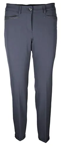 Cambio Damen Hose Renira - Moonlight Blue, Größe W46/L29 - Damen-Hosen mit eleganter Bügelfalte, ideal für stilbewusste Frauen, die Komfort und Klasse schätzen.