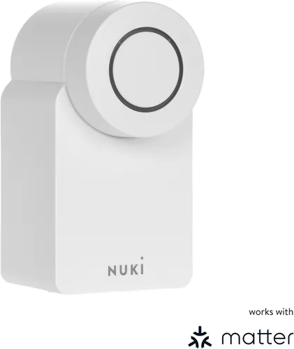 Nuki Smart Lock 4.0 - Elektronischer Türschlossantrieb, App-fähig mit Bluetooth 5.0, automatisches Öffnen und Versperren für maximalen Komfort