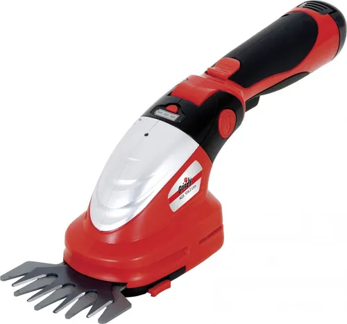 Grizzly Tools Akku Gras- und Strauchschere AGS 108-2 Li - Strauchscheren mit 8 cm Schnittbreite, kabellos und leicht für präzise Schnitte im Garten.