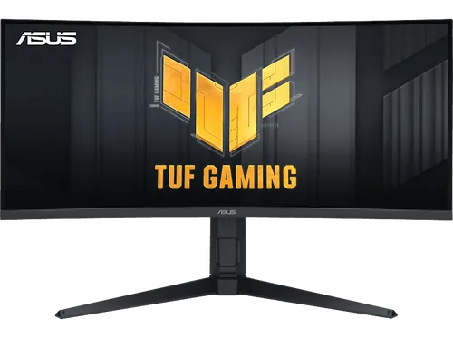 ASUS TUF Gaming VG34VQL3A - 34 Zoll UWQHD Curved Monitor, 180 Hz und 1 ms Reaktionszeit für professionelles Gaming und immersive Spielerlebnisse