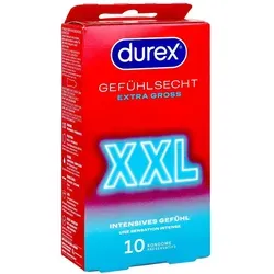 Durex Gefühlsecht XXL Kondome - Durex Gefühlsecht XXL Kondome bieten ein besonders angenehmes Gefühl und sind ideal für ein unbeschwertes Erlebnis. Entdecken Sie geprüfte Qualität für mehr Komfort.