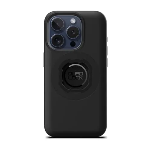 Quad Lock MAG Case für iPhone 15 Pro Max - Schwarz - Schutzhülle für iPhone 15 Pro Max, mit kabellosem Laden und mattem Design, idealer Schutz und Funktionalität in einem.