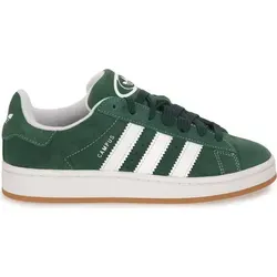 Adidas Campus 00s Sneakers Kinder - Sneaker für Kinder mit robustem Wildleder-Obermaterial, ideal für Skater und aktive Kids. Der stilvolle dunkelgrüne Schuh bietet hervorragenden Halt und Komfort für den Alltag.