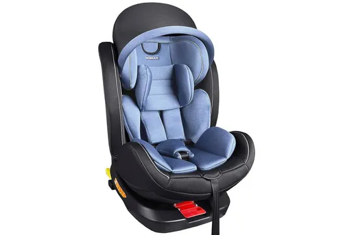 XOMAX 360° drehbarer Kindersitz mit ISOFIX und Liegefunktion, 0-36 kg - Sicherer Auto Kindersitz für Kinder von 0-12 Jahren, mit 360° Drehfunktion für einfaches Ein- und Aussteigen und abnehmbaren, waschbaren Bezügen für einfache Pflege.