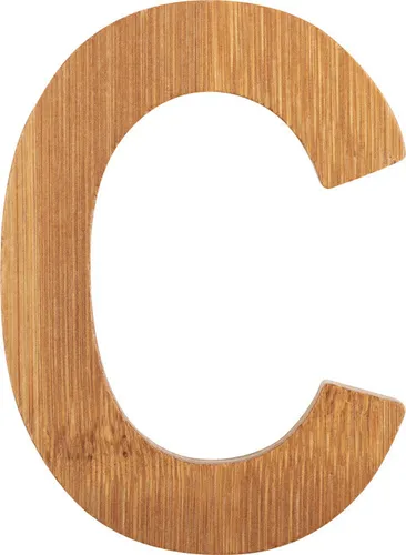 ABC Buchstaben Bambus C - 12056 Legler Kinderzimmer Türbuchstaben Türschild Holz