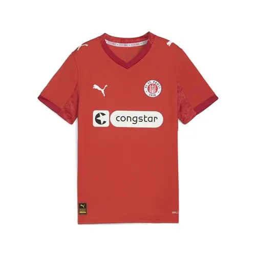 PUMA FC St. Pauli 25-26 4th Teamtrikot Kinder - Kindertrikot des FC St. Pauli für die Saison 2025/26; überzeugt durch hervorragendes Feuchtigkeitsmanagement dank dryCELL-Technologie und bequemen Rundhalsausschnitt.