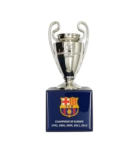 UEFA Champions League - 3D Pokal - FC Barcelona - 45 mm - auf Sockel