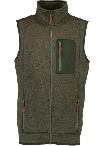 OS Trachten Klesi Strickfleece Weste Herren - Oliv, XXXL - Bequeme Jagdweste aus 100 % Polyester in stylischem Oliv. Ideal für Outdoor-Aktivitäten und den täglichen Einsatz, bietet sie hohen Tragekomfort und Funktionalität.