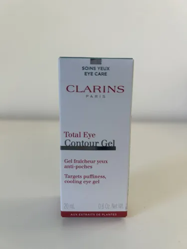 Clarins Total Eye Augenpflegegel 20 ml - Augenpflege für frische Augenblicke, mit Aloe vera und Koffein gegen Schwellungen und Augenringe, schützt die Haut vor Umweltbelastungen.