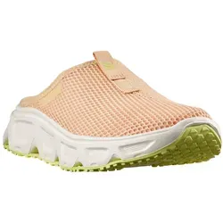 SALOMON REELAX SLIDE 6.0 W - Damen Freizeitschuhe in Almond Cream/Vanilla Ice/Sunny Lime - Bequeme Salomon Reelax Slide 6.0 W Sandalen für Damen, ideal für entspannte Tage. Leicht und atmungsaktiv für hohen Tragekomfort.