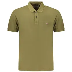 Grünes Herren Poloshirt mit Stickerei – Kurzarm, Regular Fit - Stylisches Herren Poloshirt in Grün mit einzigartiger Stickerei. Kurzarm und im Regular Fit für optimalen Tragekomfort. Ideal für lässige Anlässe, bringt es Eleganz in Ihre Freizeitgarderobe.
