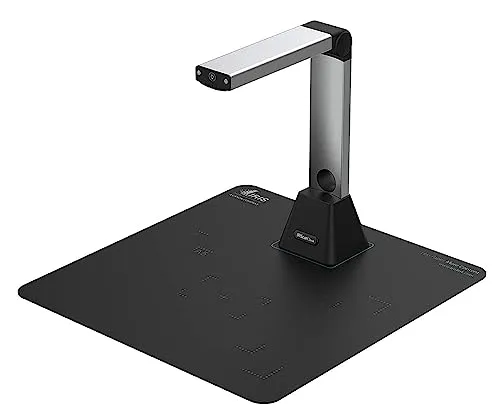 IRIScan Desk 5 : 8MP | 30PPM | dokumentenscanner |Scanner a4|USB|Tragbarer Buchscanner OCR 138 sprachen Visualizer mit Stufenloses Fülllicht für Home-Office Online-Lehre WinMac