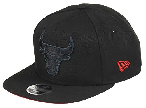 New Era 9Fifty NBA Chicago Bulls Baseball Cap - Stylische schwarze Cap aus 100% Polyester, ideal für Fans der Chicago Bulls, in Youth-Größe (54-56 cm) für perfekten Sitz.