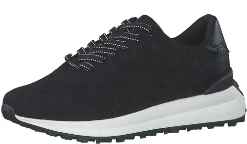s.Oliver Sneaker 5-23627-30-001 - Bequeme Soft Foam Damen Sneaker in Schwarz, Größe 37 - Sneaker mit Soft Foam Sohle für maximalen Komfort, die sich optimal an die Fußform anpasst - ideal für den ganzen Tag.