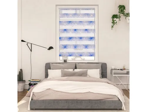 Julia Schumacher Duo Rollo Klemmfix - Flower Wheel, Gelb 100x150 cm, ohne Bohren - Rollos - Modernes Sichtschutzsystem mit fotorealistischem Digitaldruck, individuell einstellbare Lichtdosierung und kinderleichte Klemmträgermontage, ideal für Mietwohnungen.