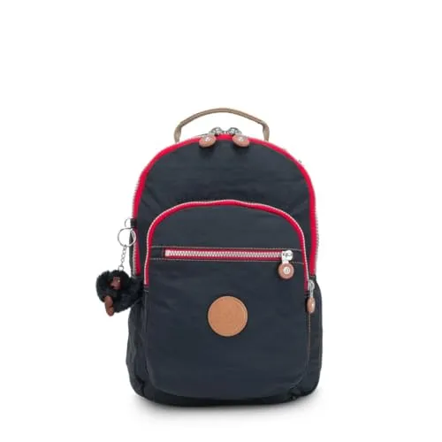 Kipling CLAS SEOUL S Rucksack - True Navy Combo - Sport Rucksack mit Tablet-Fach, wasserabweisend und leicht (0.48kg), ideal für aktive Tage und unterwegs.