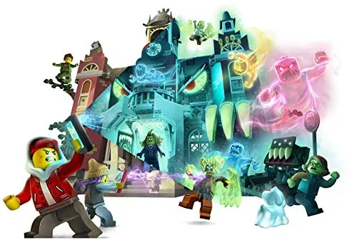 LEGO 70425 Hidden Side Newbury´s spukende Schule - Bauspielzeugset mit interaktiver Augmented Reality App für spannende Geisterjagden und 8 Figuren, inklusive Jack und Parker, für unendlichen Spielspaß.