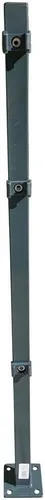 Peddy Shield Zaunpfosten 90 cm - UV-beständiger Stahlpfosten - Zaunpfosten für Ein- und Doppelstabmatten, UV-beständig und verzinkt für lange Haltbarkeit, ideal für den Garten oder die Grundstücksabgrenzung.