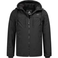 Arctic Seven Herren Winterjacke - Warme Jacke mit 4 Taschen und Teddyfell-Kapuze - Funktionsjacken, hochwertige Winterjacke mit warmem Fleece-Innenfutter, ideal für kalte Tage und Outdoor-Aktivitäten.
