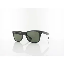 Ray Ban Wayfarer Liteforce RB4195 601S9A 52 Matte Black / Polar Green - Stylische Sonnenbrille mit leichtem, robustem Rahmen. Ideal für den täglichen Gebrauch und optimalen UV-Schutz bei sonnigen Tagen.