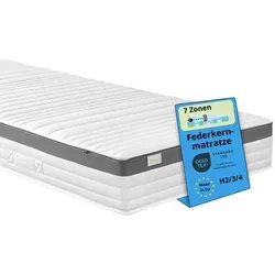 Bodyprotect Taschenfederkernmatratze 80x200 cm - Ergonomische 7 Zonen für optimalen Schlafkomfort - Matratzen mit 7-Zonen Tonnentaschenfederkern, optimale Punktelastizität und Anpassungsfähigkeit. Ideal für alle Schlaftypen, schadstoffgeprüft und Made in EU.