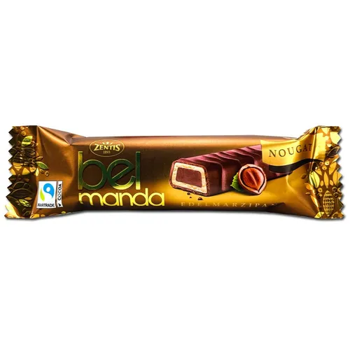 Zentis Belmanda Nougat, Marzipan, 40g Riegel 25,00€/1kg
