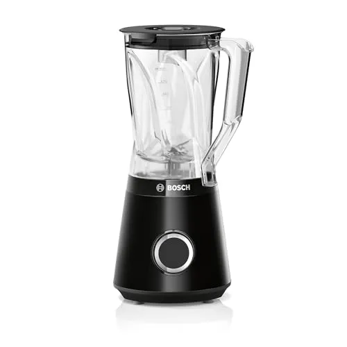 Bosch Standmixer VitaPower Serie 4 MMB6141B - 1,5l Tritan-Mixbehälter, 1200 W Leistung mit 30.000 U/min für perfekte Mix-Ergebnisse, spülmaschinengeeignet und hochwertige Edelstahl-Klingen