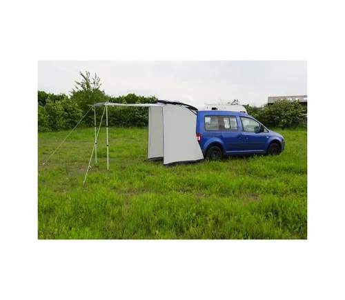 REIMO TENT Heckzelt TRAPEZ für VW Caddy und Mini-Vans - Praktisches Heckklappenzelt für VW Caddy und Minicamper, schnell aufzubauen, regendicht mit Oberlicht-Fenster, ideal zur Raumerweiterung.