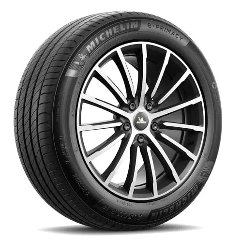 MICHELIN e.PRIMACY Reifen - Umweltfreundlicher Autoreifen für Elektrofahrzeuge mit niedrigstem Kraftstoffverbrauch und CO2-Ausstoß. Erhöht die Reichweite um 7% und bietet dauerhafte Sicherheit auf nasser Fahrbahn.