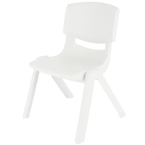 BIECO Kinderstuhl - Stapelbar, kippsicher bis 80 kg - Stapelbarer Kinderstuhl aus hochwertigem, wetterfestem Kunststoff, ideal für drinnen und draußen. Ergonomisch und sicher mit abgerundeten Kanten, perfekt für Kleinkinder bis 80 kg!