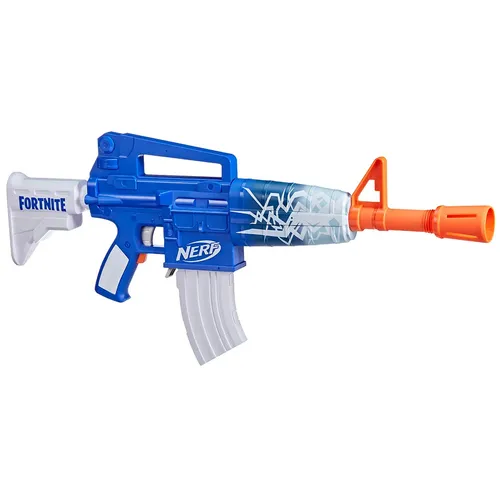 Nerf Fortnite Blue Shock Blaster - Der motorisierte Nerf Fortnite Blue Shock