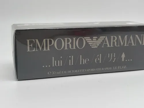 GIORGIO ARMANI He Eau de Toilette - Herrendüfte mit holzig-ambrigem Duft, vereint frische Yuzu, warmen Moschus und eleganten Vetiver für eine sinnliche Männlichkeit. Der neue anthrazitfarbene Flakon ergänzt sich perfekt mit Emporio Armani She.