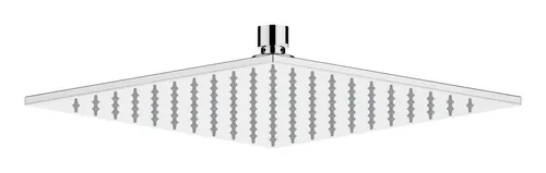 Keuco Kopfbrause eckig 300 x 300 mm - Chrom-Finish - Premium Brause mit elegantem eckigem Design, ideal für luxuriöse Badezimmererlebnisse.