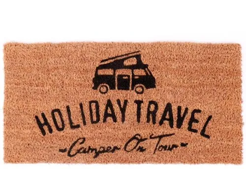 Holiday Travel Fussmatte mit Druck, 50x25cm