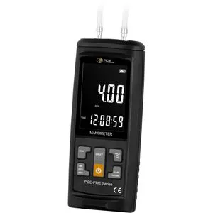 PCE PME 4 - Manometer PCE-PME 4 - Präzises digitales Manometer für Differenzdruckmessung, ideal für Klimaanlagen und Verbrennungsprozesse. Mit akustischem Alarm und 13 wählbaren Druckmesseinheiten.