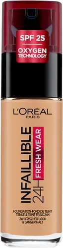 L'Oréal Paris Infaillible 32H Fresh Wear Make-up 250 Radiant Sun Foundation (flüssig) 30ml Flüssige Foundation