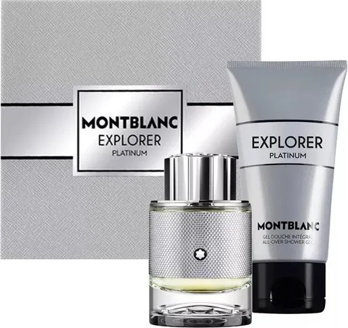 Explorer Platinum EDP Geschenkset - Herrendüfte: Enthält 60 ml Mont Blanc Explorer Platinum EDP und 100 ml Shower Gel für ein perfektes Dufterlebnis.