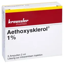 Aethoxysklerol 1% Injektionslösung 5X2 ml