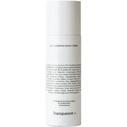 TRANSPARENT LAB - C4 Hydrating Milky Toner - Feuchtigkeitsspendender Toner mit milchiger Textur. Kombiniert die Vorteile von Tonic und Serum für eine sanfte Pflege. Ideal zur Unterstützung der Hautbarriere und für empfindliche Haut.
