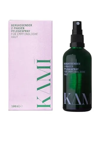 KAMI 2-Phasen-Pflegespray mit Bio-Aloe Vera 100ml - für trockene, zu Juckreiz neigende Haut - After Sun, juckende Kopfhaut