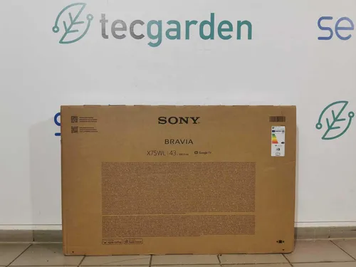 Sony BRAVIA KD-43X75WL - 43 Zoll 4K HDR Smart TV mit Google TV, optimierte Bildqualität dank X1-Prozessor und Dolby Vision, ideal für Film- und Gaming-Fans